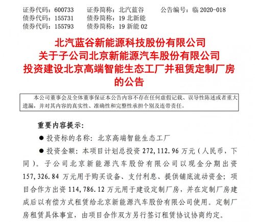 項目投資27.21億元 北京高端智能生態(tài)工廠項目塵埃落定